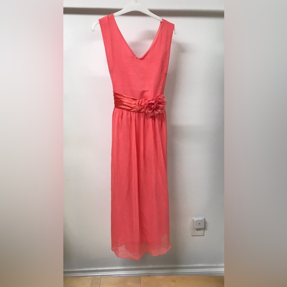 Big Girl Chiffon V Neck Casual Daily Wear Easter Party Holiday Flower Girl Dress